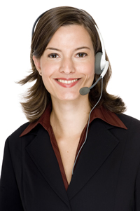 Lady with phone